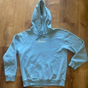 Hollister Men's Light Blue Hoodie